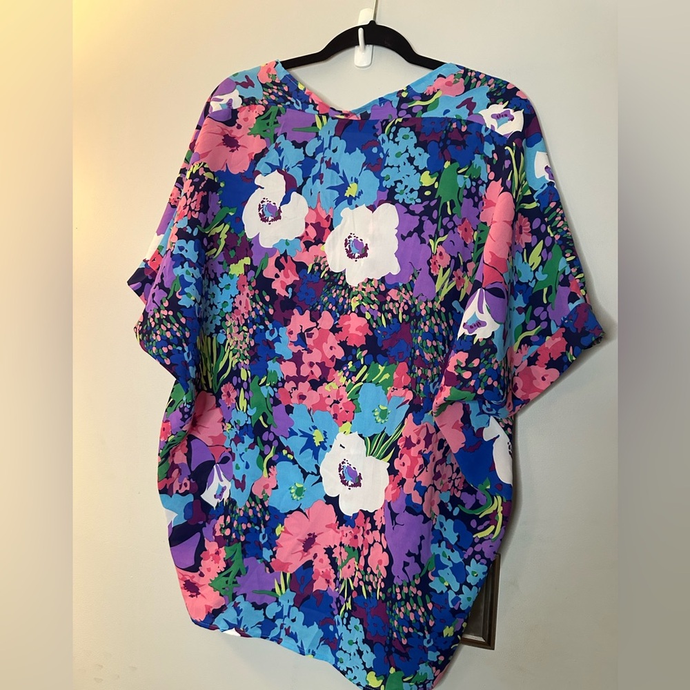 JODIFL Pink and White Oversized Blouse - Picture 2 of 3